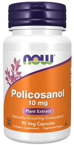 Now Foods Policosanol 10 mg 90 kapsulių