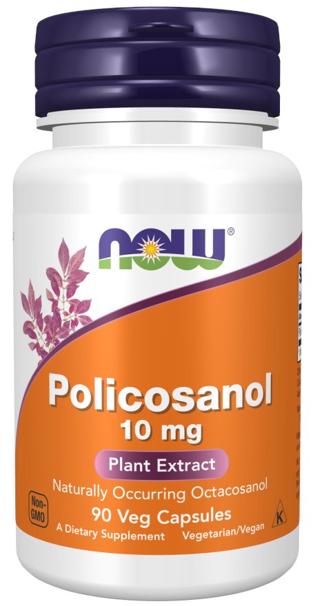 Now Foods Policosanol 10 mg 90 kapsulių