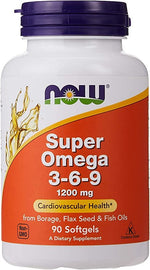 Now Foods Super Omega 3-6-9“ 90 kapsulių