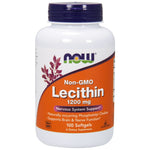 NOW FOODS Lecitinas 1200 mg be GMO 100 kaps.