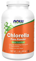 Now Foods chlorelos milteliai – chlorelos milteliai 454 g
