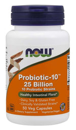 Now Foods Probiotic-10 - 25 milijardai 50 kapsulių