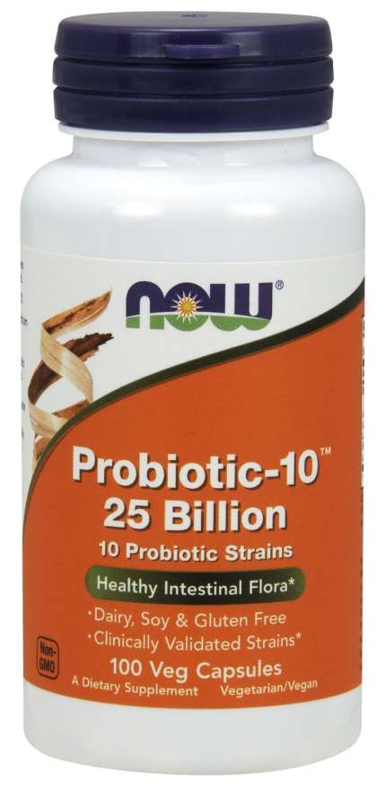 Now Foods Probiotic-10 25 milijardai 100 kapsulių