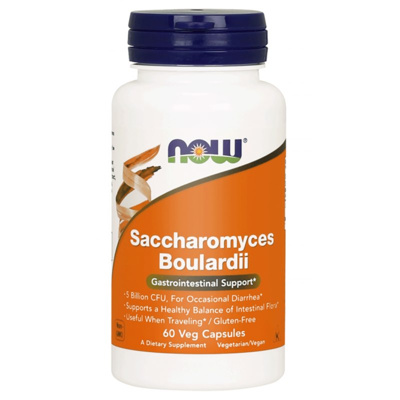Now Foods probiotikas Saccharomyces Boulardii 60 kapsulių