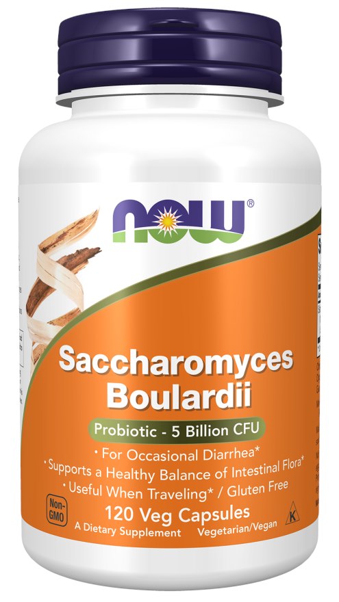 Now Foods probiotikas Saccharomyces Boulardii 120 kapsulių