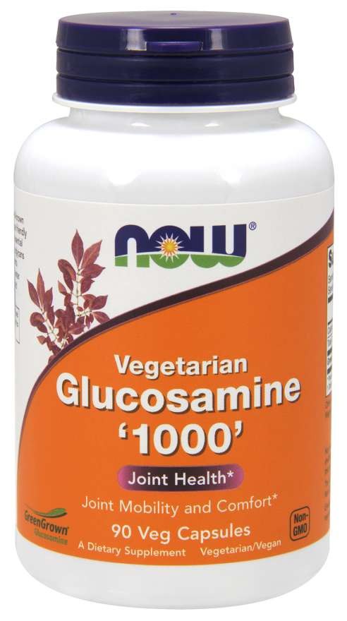NOW FOODS gliukozamino 1000 HCL 90 kapsulių