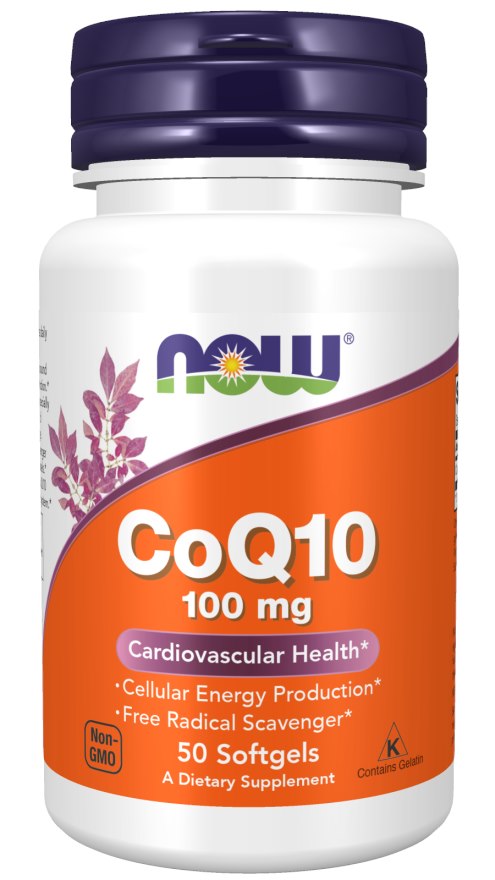 NOW FOODS kofermentas Q10 100 mg 50 kapsulių