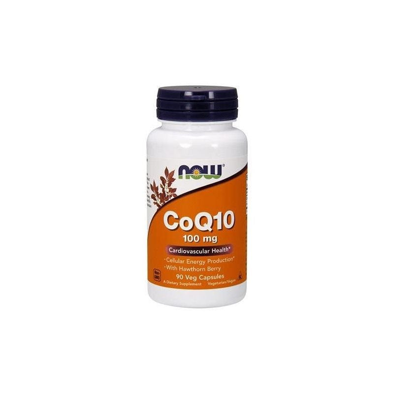 NOW FOODS kofermentas Q10 100 mg ir gudobelės 400 mg 90 kapsulių