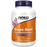 NOW FOODS vynuogių sėklos - vynuogių sėklų ekstraktas 100 mg + vitaminas C 200 kapsulių
