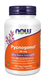 Now Foods Pycnogenol 30 mg 150 kapsulių