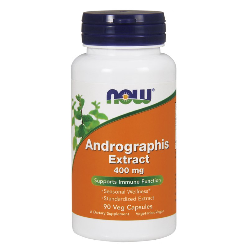 NOW FOODS Andrographis 400 mg 90 kapsulių