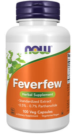 NOW FOODS Feverfew - skaistynės žolelių ekstraktas 175 mg 100 kapsulių