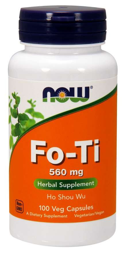 NOW FOODS Fo-Ti He-Shou-Wu pelėžolė 100 kaps.
