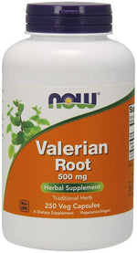 Now Foods Valerijonų šaknis 500 mg 250 kapsulių