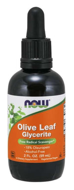 Now Foods alyvuogių lapų gliceritas - alyvuogių lapai 59 ml