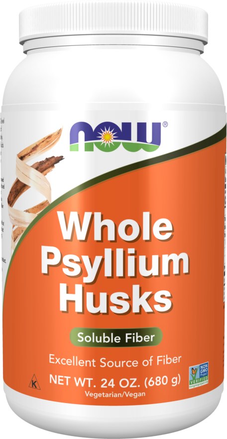 Now Foods Psyllium Husks Whole - Psyllium lukštai 680 g