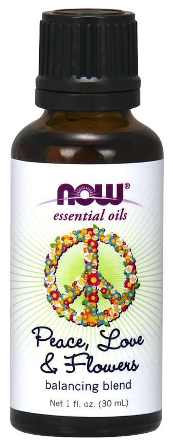 Now Foods“ Peace, Love & Flowers“ aliejų mišinys 30 ml