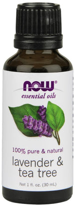 NOW FOODS 100 % levandų ir arbatmedžio aliejus 30 ml