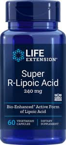Life Extension Super R-lipoinė rūgštis 60 kapsulių