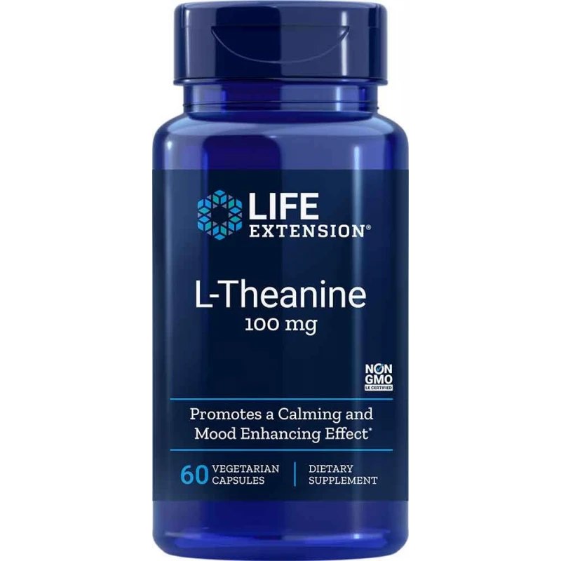 Life Extension L-teaninas 100 mg 60 kapsulių