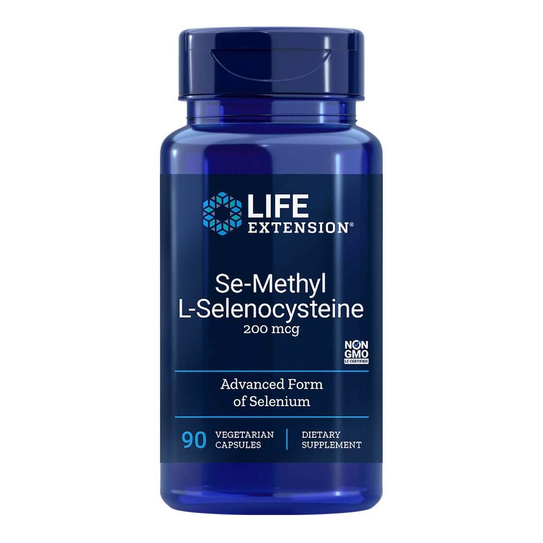 Life Extension Selenas Se-metil-L-selenocisteinas 200 mcg 90 kapsulių