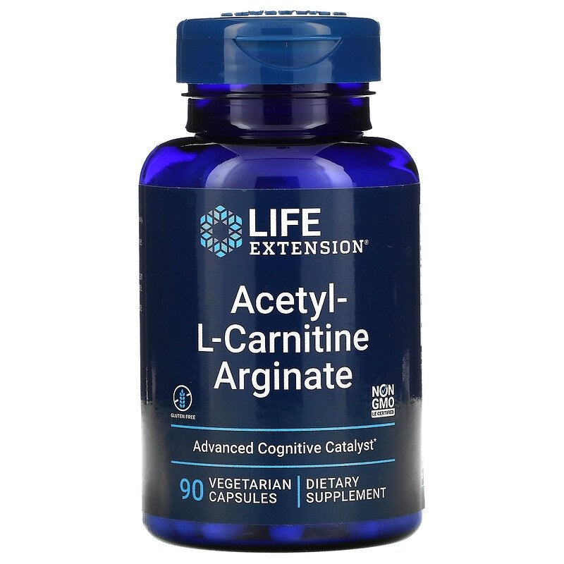 Life Extension Acetil-L-karnitino arginatas 90 kapsulių