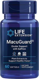 Life Extension MacuGuard akių palaikymas su šafranu 60 kapsulių
