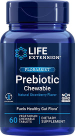 Life Extension Florassist prebiotikų kramtomosios tabletės 60 tablečių