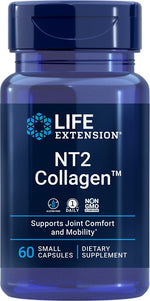Life Extension NT2 kolagenas - kolagenas 40 mg 60 kapsulių