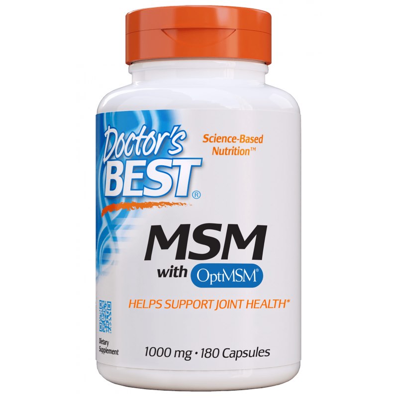 Doctor's Best MSM OptiMSM 180 kapsulių
