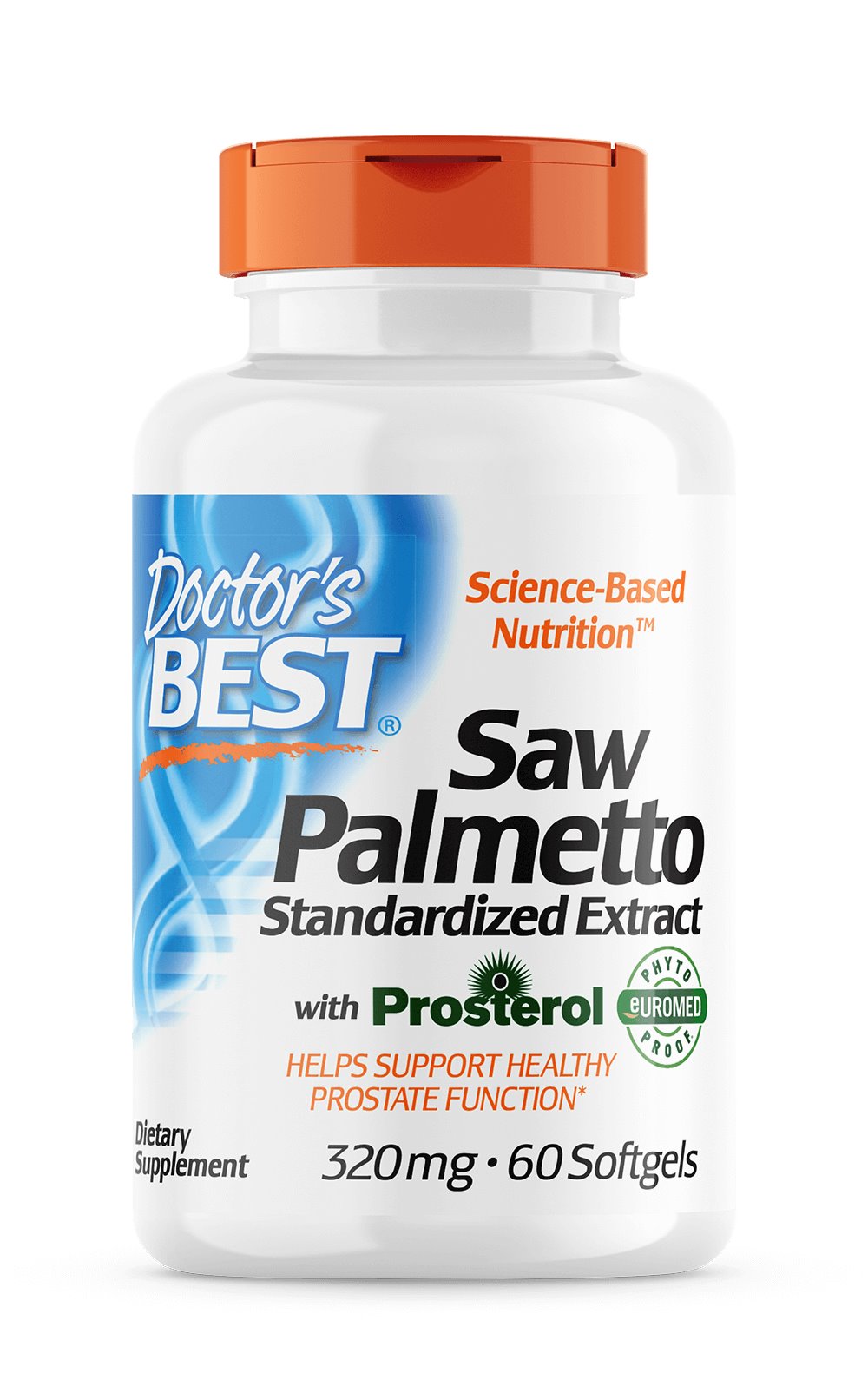 DOCTOR'S BEST Sabalpalmės uogos - Sabalpalmės - standartizuotas ekstraktas 60 kapsulių