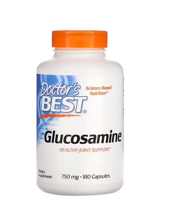 DOCTOR'S BEST gliukozaminas 180 kapsulių