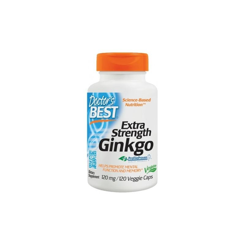 Doctor's Best ginkmedžio ekstraktas 120 kapsulių