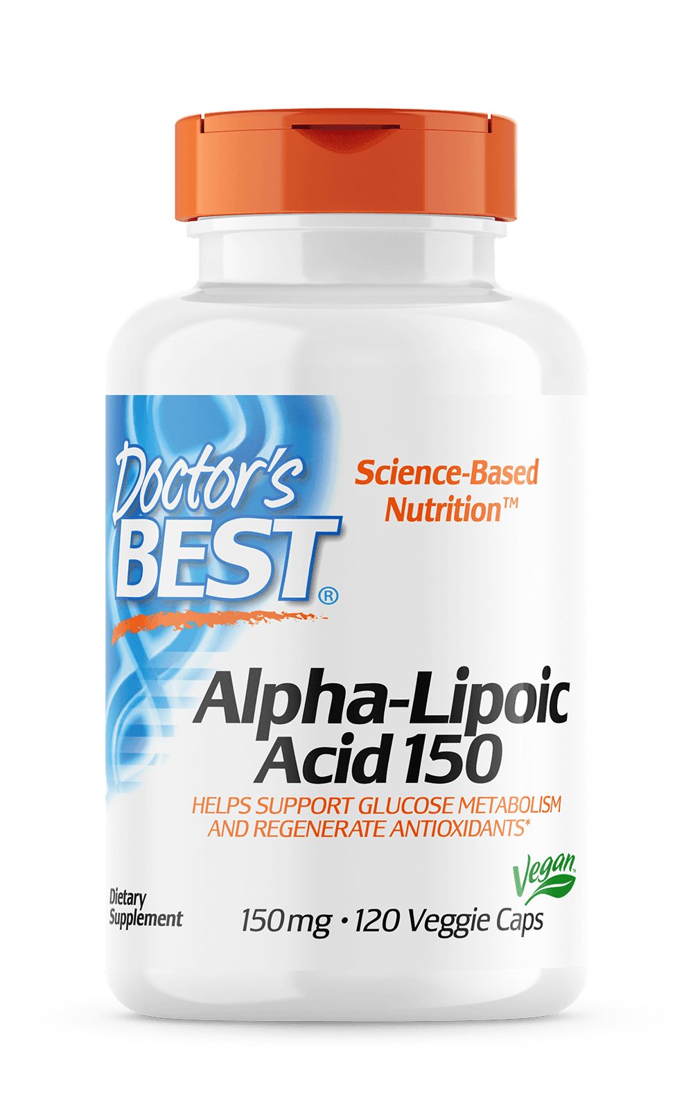 Geriausia gydytojo ALA - alfa lipoinė rūgštis 150 mg 120 kapsulių