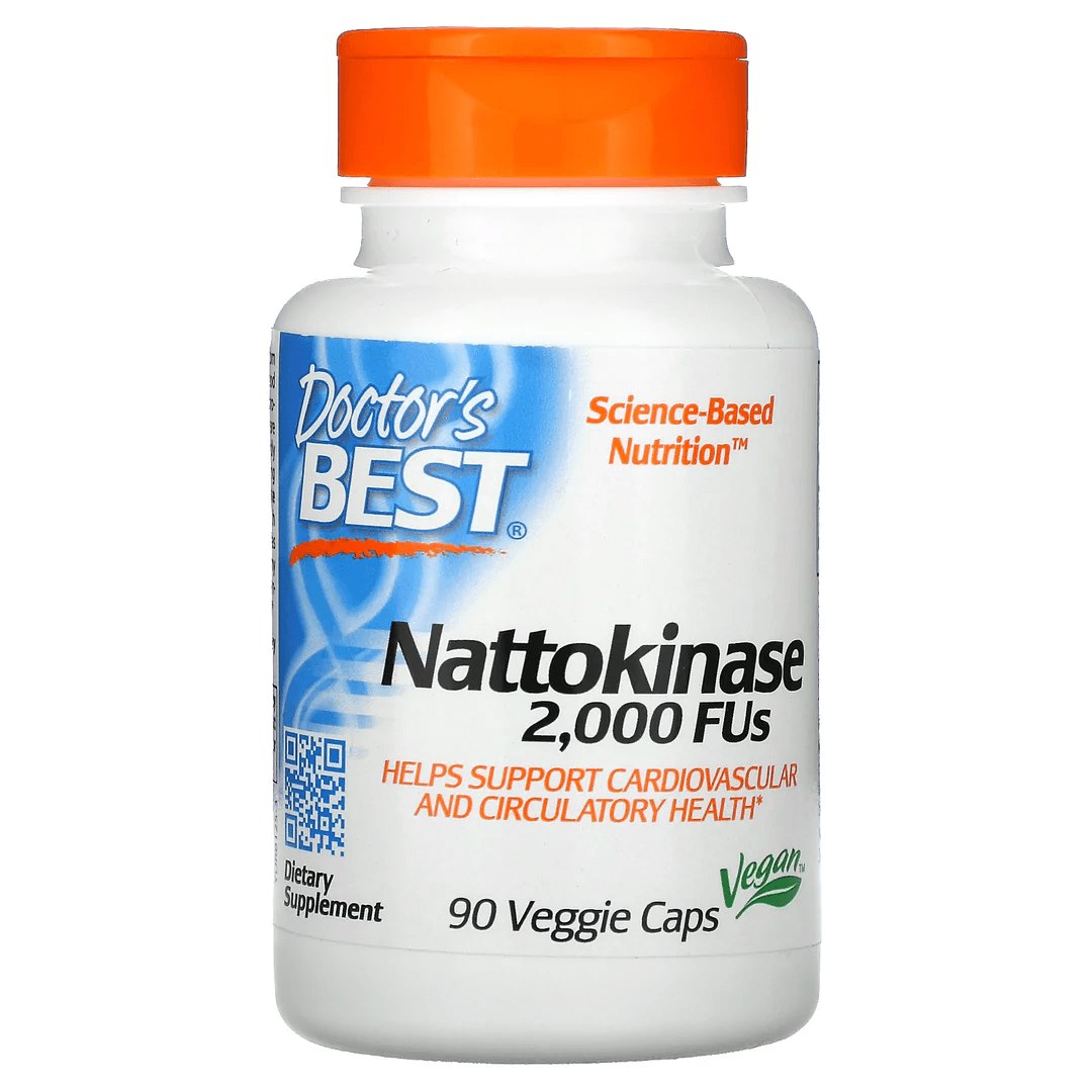 DOCTOR'S BEST nattokinazė 2000 FU 90 kapsulių