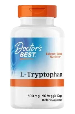 DOCTOR'S BEST L-triptofanas 500 mg 90 kapsulių
