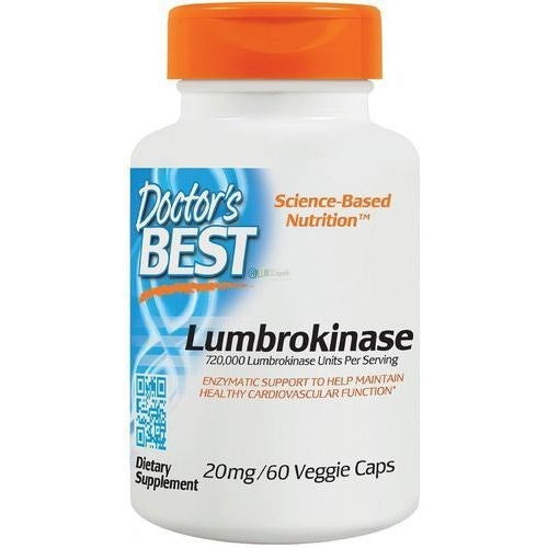 DOCTOR'S GERIAUSIA Lumbrokinazė - Lumbrokinazė 20 mg 60 kapsulių