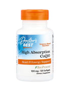 DOCTOR'S BEST kofermentas Q10 100 mg ir piperinas BioPerine 120 kapsulių