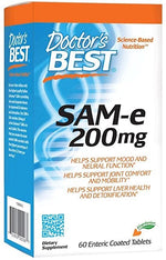 Doctor's Best receptas Samas 200 mg 60 tablečių