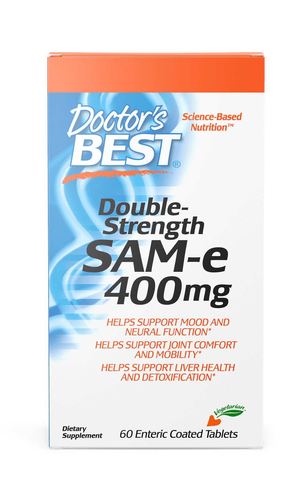 Doctor's Best receptas Samas 400 mg 60 tablečių