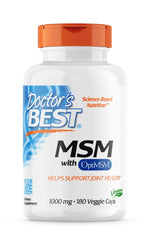 Doctor's Best MSM su OptiMSM veganiškas 180 kapsulių