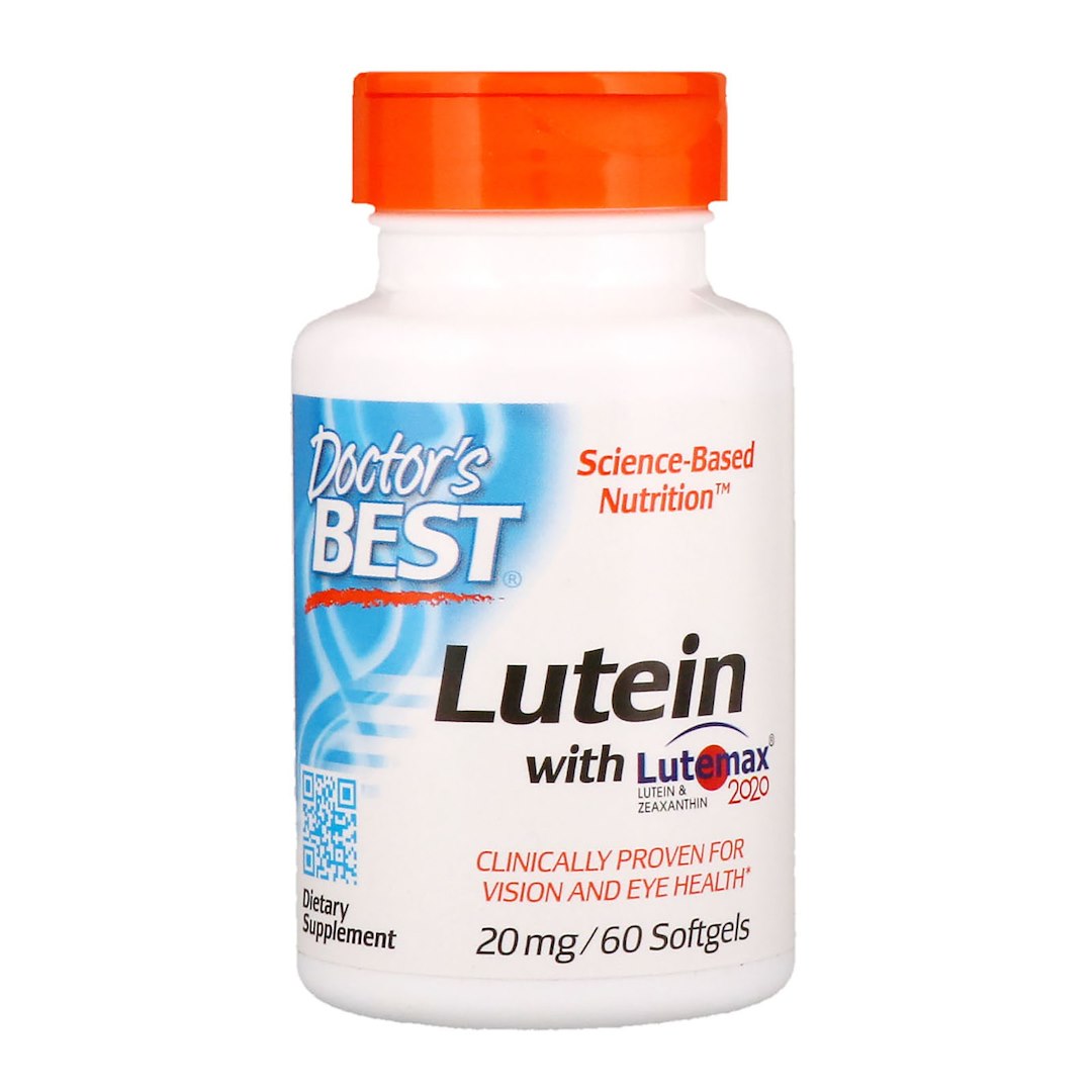 DOCTOR'S BEST liuteinas ir zeaksantinas – Lutemax 60 kapsulių