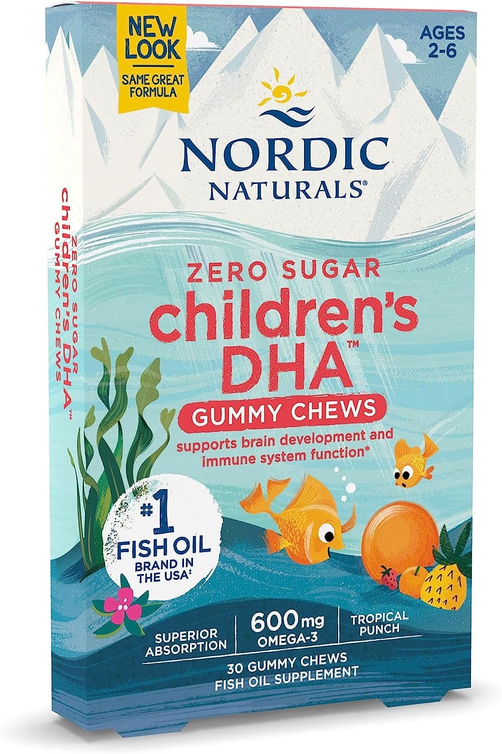 NORDIC NATURALS vaikiški DHA guminukai 30 guminukų
