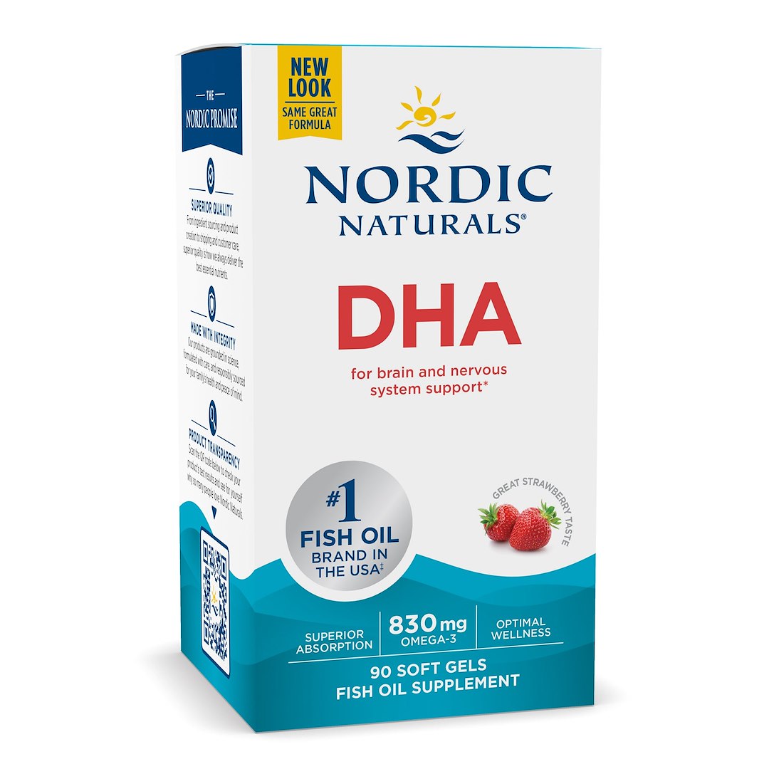 NORDIC NATURALS DHA Omega-3 aliejus 90 kapsulių