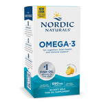 NORDIC NATURALS Omega-3, citrinų skonio 60 kapsulių