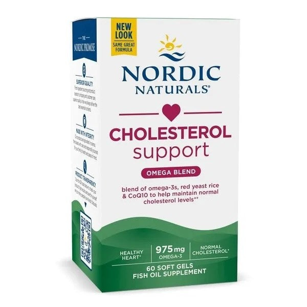 NORDIC NATURALS cholesterolio palaikymas 60 kapsulių