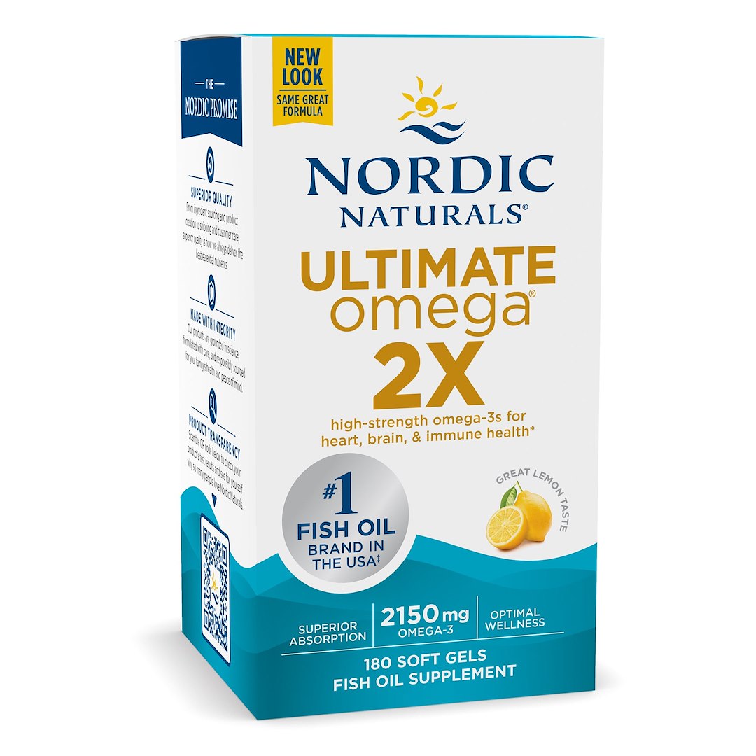 NORDIC NATURALS Ultimate Omega 2X 180 kapsulių