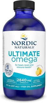 NORDIC NATURALS Ultimate Omega, citrinų skonio, 2840 mg 237 ml