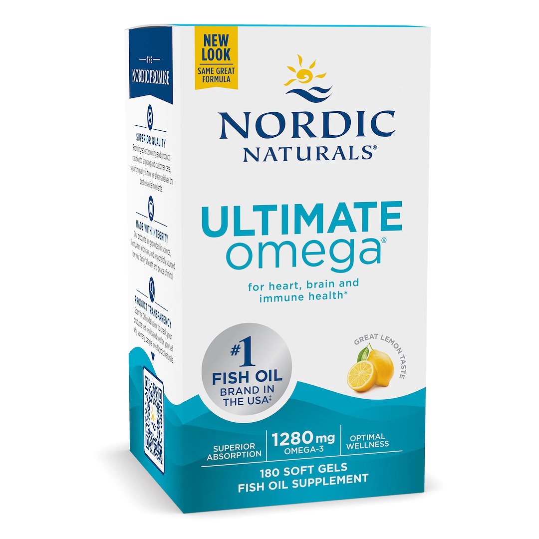 NORDIC NATURALS Ultimate Omega 640 mg 180 kapsulių