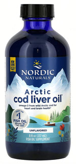 NORDIC NATURALS arktinių menkių kepenų aliejus 237 ml